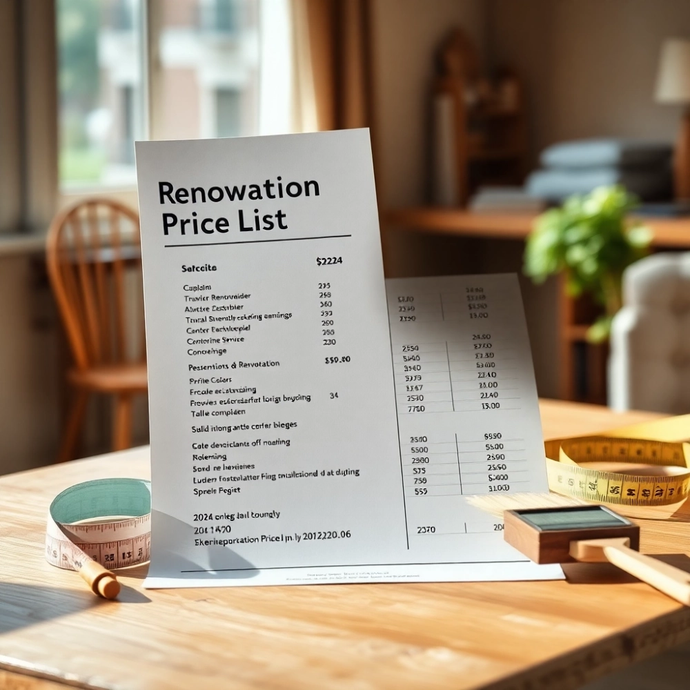 Cennik Usług Remontowych 2024 Śląskie