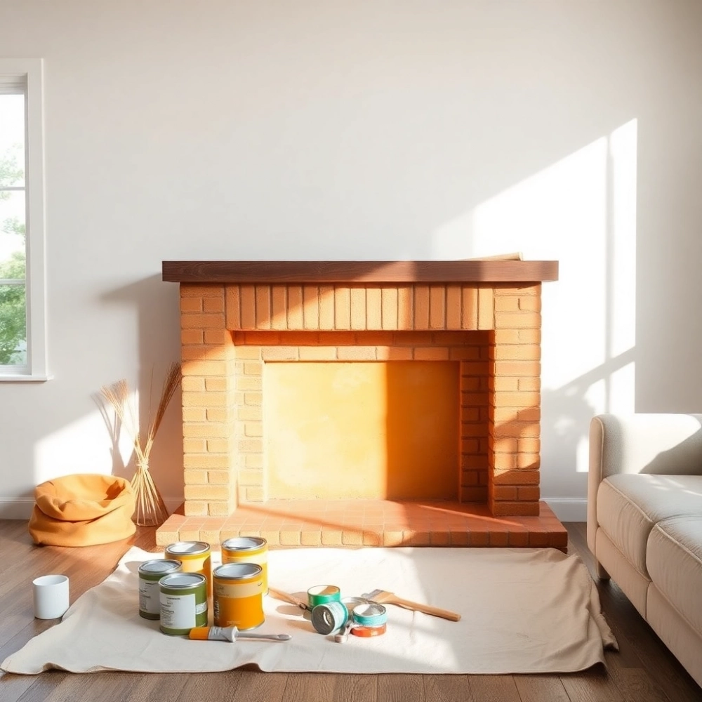Jak Pomalować Kominek W Salonie