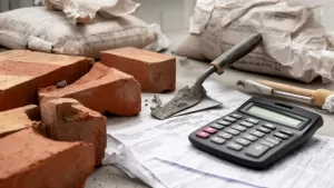 Usługa budowlana z materiałem stawka VAT